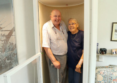 Home sweet home: Couple discover way of delaying care home move and stay in home they love