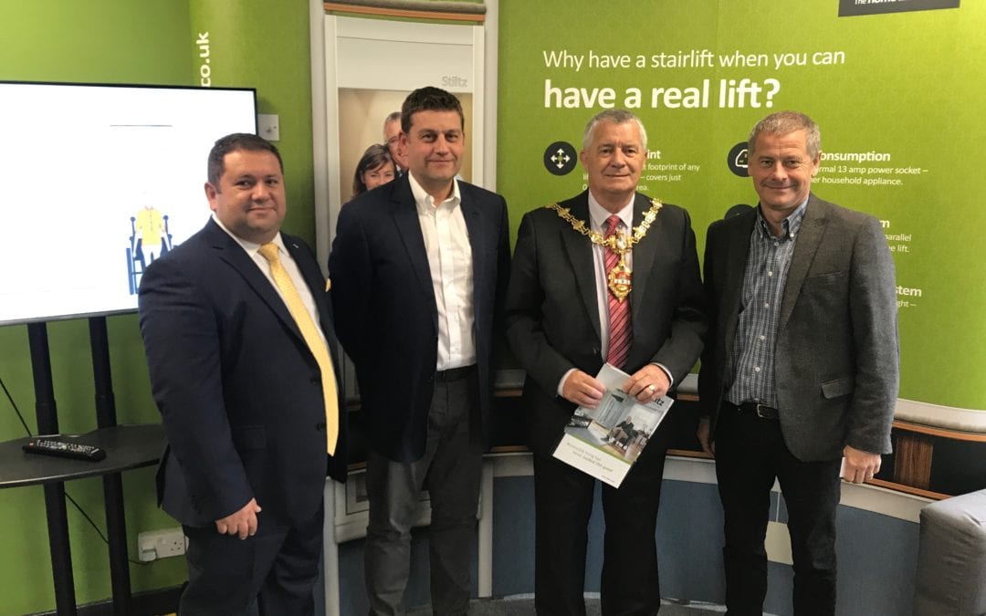 Mayor of Dudley made a visit to Stiltz Lifts