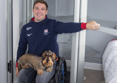 Benjamin Pritchard, 28, a wheelchair user from South West Wales, is currently the UK’s leading PR1 men’s single sculler.