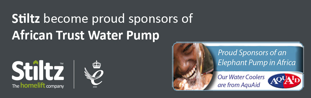 Stiltz Home Lifts become proud sponsors of African Trust Water Pump
