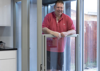 A Stiltz Home Lift Enriches Life of Visually-Impaired User